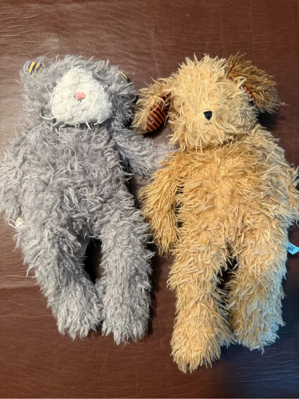 Bunnies by the Bay Gray and Tan Plush Friends